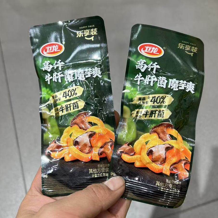卫龙高纤牛肝菌魔芋爽辣条500g