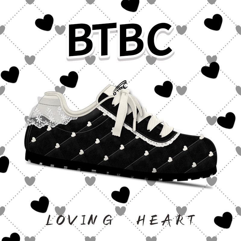 BTBC·【爱心波点】2025年秋季ins风休闲鞋百搭休闲鞋原创设计女,女鞋,时尚休闲鞋,淘宝优惠券,粉丝福利购,淘宝优惠卷