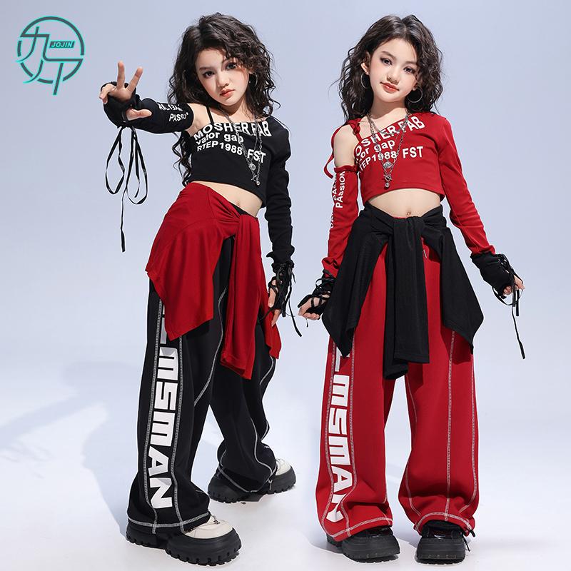 韩版女童jazz爵士舞现代舞演出服