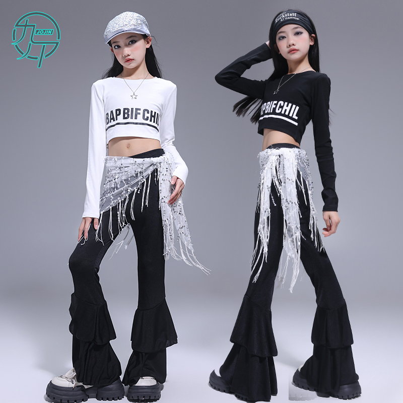 女童爵士舞服装韩版走秀演出服