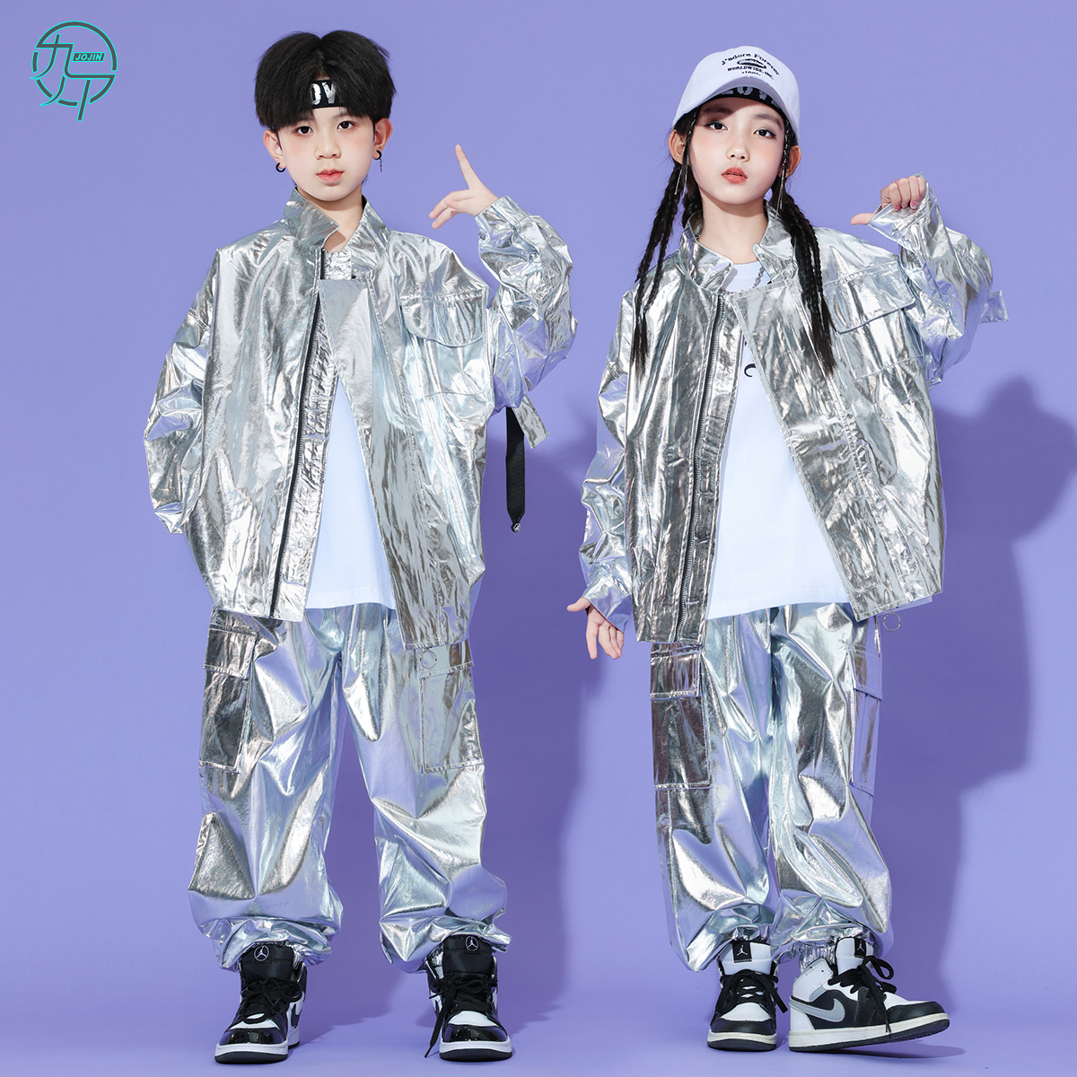 儿童酷帅嘻哈hiphop街舞演出服