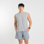 坎肩 条纹拼接背心透气运动T恤男弹力无袖 DRIOTOPIA2025夏季 新品