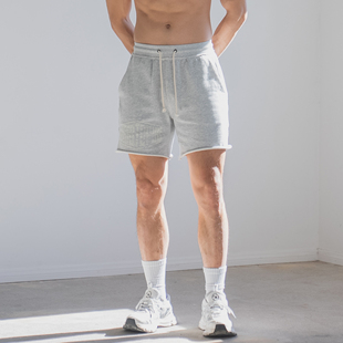 宽松简约 男训练健身五分裤 DRIOTOPIA2023春夏新品 运动翻边短裤