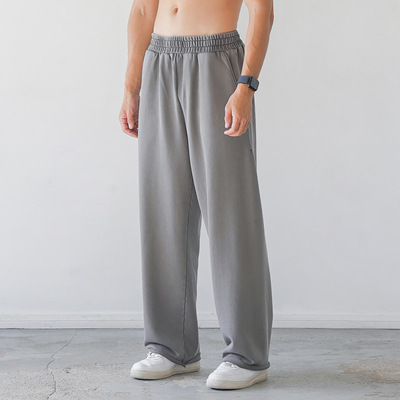 DRIOTOPIA2024秋冬新品水洗直筒裤男休闲运动长裤宽松保暖裤子