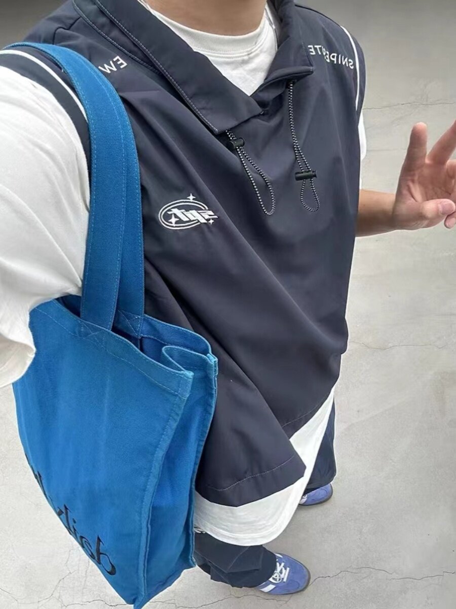 MOUNTAIN OUTDOOR LAYERED SLEEVELESS VEST VEST SHORT FUNCTIONAL STYLE JACKET MENS AMERICAN SMALL SHOULDER TOP TRENDY BRAND