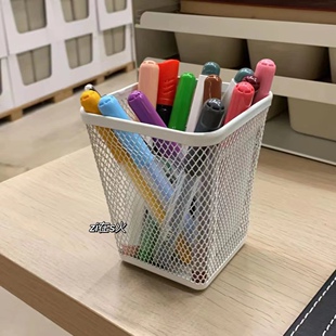 德瑞约恩 笔筒简约文具收纳盒桌面储物盒1个宜家国内代购