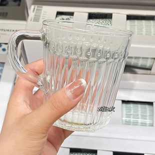 德吕姆比尔德 大杯玻璃杯牛奶水杯茶杯微波耐热250ml宜家国内代购