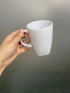 瓦德拉 大杯白色马克杯水杯茶杯早餐杯咖啡杯300毫升宜家国内代购