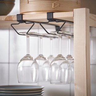 多功能架酒杯架纸巾卷纸架免打孔收纳宜家国内代购 伯利克 夹式