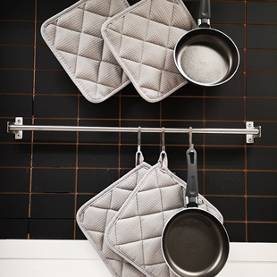 康福斯 挂杆56cm不锈钢厨房厨具挂杆自备上墙螺丝宜家国内代购