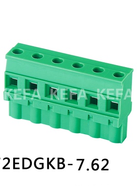 插拔式PCB接线端子直插母头 KF2EDGKB-7.5/7.62 间距7.5/7.62MM