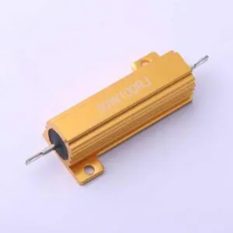 HoRX-50W-100R-5% 铝壳/瓷管电阻100Ω±5% 50W 封装:螺栓安装