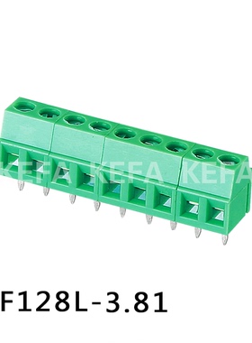 科发电子螺钉式PCB接线端子 KF128L-3.81 间距3.81MM 极数2P/3P
