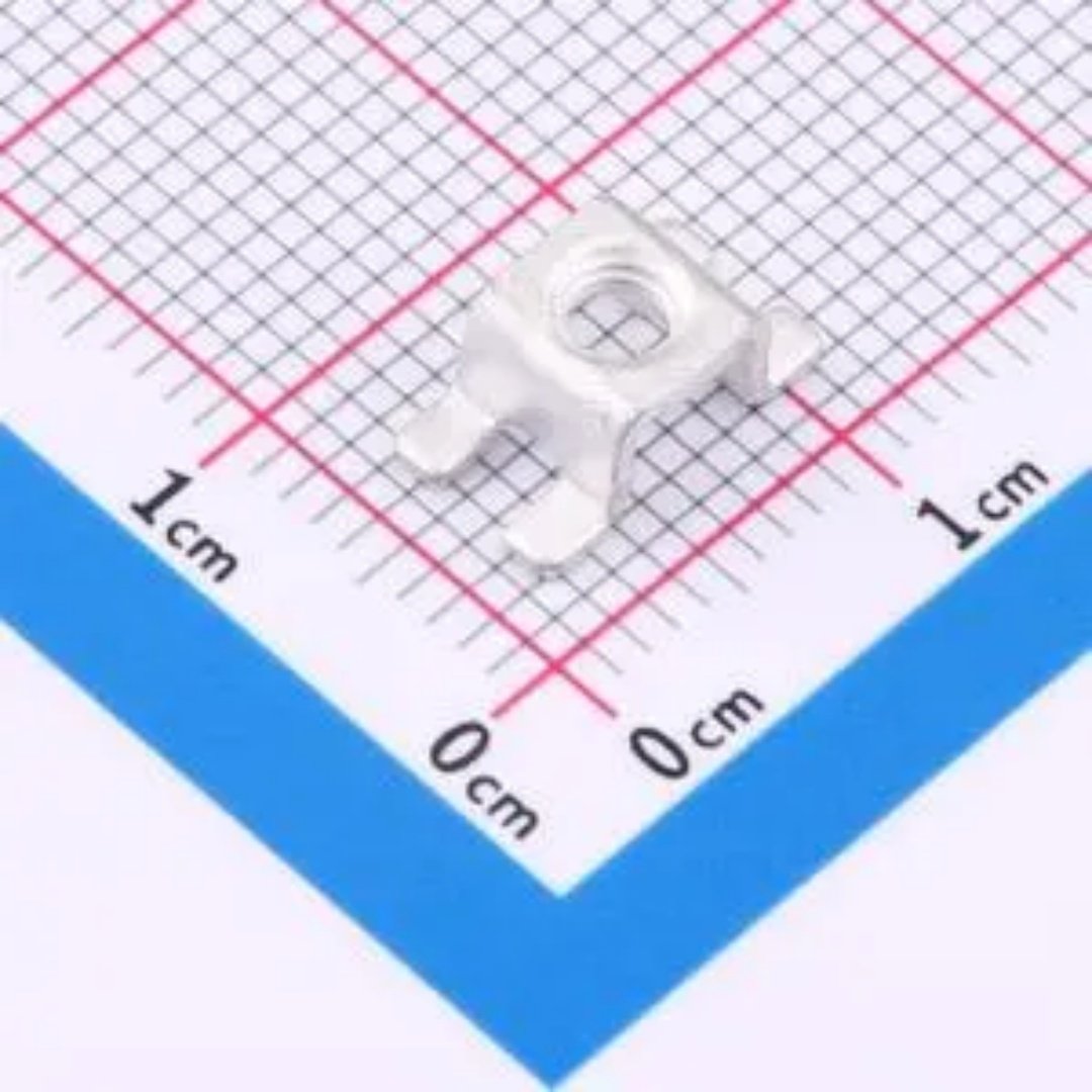 PCB焊接 TS34056055-0440抽牙立贴M3四脚10*5.5*4.4mmT0.8 镀雾锡
