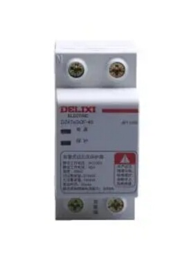 德力西DZ47SGQF40自复式过欠压保护器DZ47sGQF 1P+N 40A 上进下出