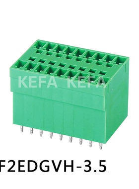双层接线端子 KF2EDGVH-3.5/3.81 间距3.5/3.81mm 极数2*2P-2*12P