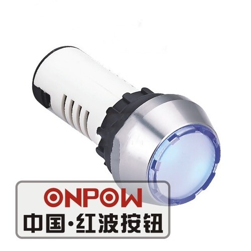 ONPOW中国红波按钮  双色信号指示灯 AD16-22ESS/△/▲/●
