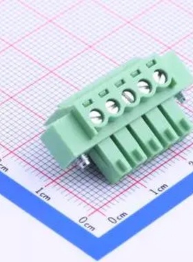 WJ15EDGKM-3.81-5P 插拔接线端子3.81mm带耳朵 1X5P 螺丝法兰固定