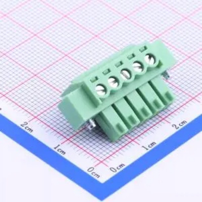 WJ15EDGKM-3.81-5P 插拔接线端子3.81mm带耳朵 1X5P 螺丝法兰固定