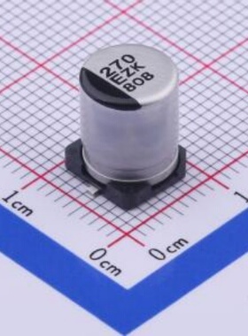 270uF ±20% 25V固液混合铝电解电容器EEHZK1E271P封装D8xL10.2mm