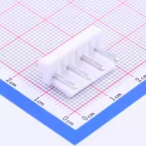 1x4P 间距:5mm 直插 系列:NV线对板针座B04P-NV(LF)(SN)插件P=5mm