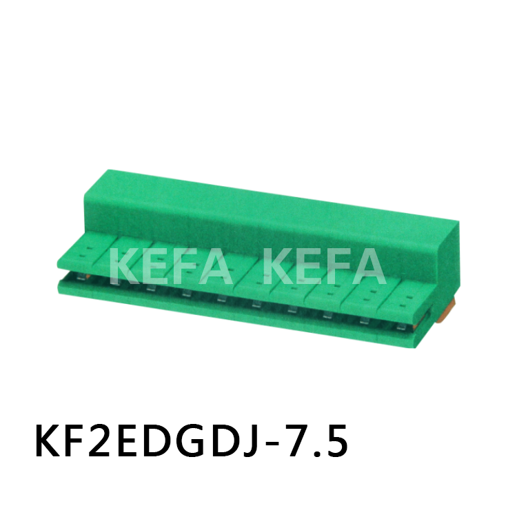 插拔式PCB接线端子 KF2EDGDJ-7.5 间距7.5MM 科发工厂 上海直销