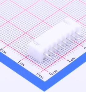 B8B-XH-A(LF)(SN)线对板针座1x8P间距:2.5mm直插系列:XH 250个/袋