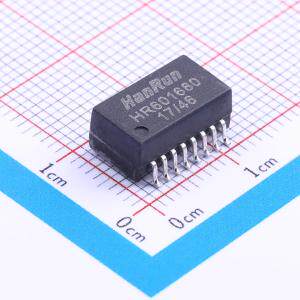 HR601680网口变压器HR601680封装：SMD-16P,12.7x7.2mm包装：管装