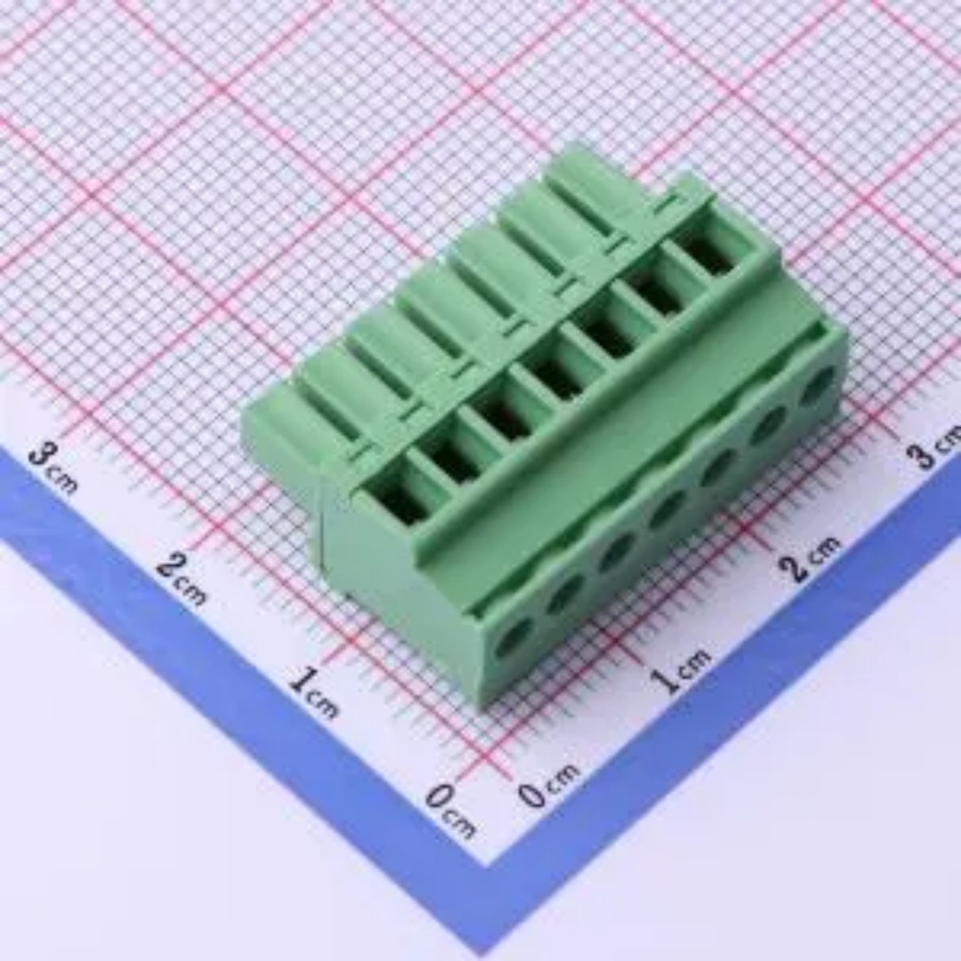 WJ15EDGKB-3.81-7P-14-00A 插拔式3.81mm接线端子 1x7P 每排P数 7