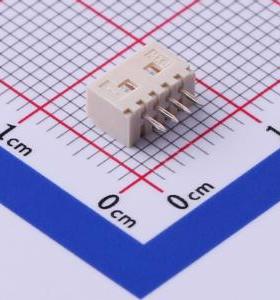 线对板针座1x4P间距:1.25mm 直插系列:PicoBlade(MX 1.25) 1个/盒