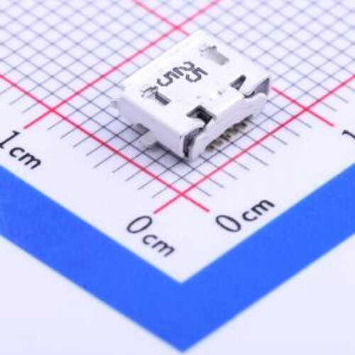 USB微型2.0插座5位连接器Micro-B 母 473460001封装 SMD 表面贴装