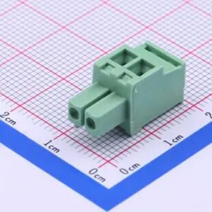 3.81 排数 绿色1x2P 1每排P数2 插拔接线端子3.81mm WJ15EDGKB