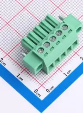 WJ15EDGKM-3.5-5P 插拔接线端子3.5mm 带耳朵1X5P 螺丝法兰固定