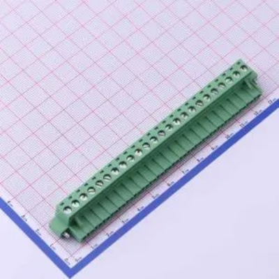 WJ2EDGKM-5.08-24P插拔式 5.08mm接线端子螺钉固定1x24P每排P数24