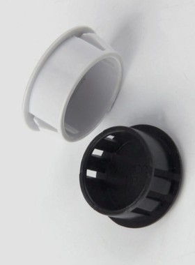 HP-10扣式塞头 环保面板闷头孔塞 尼龙闷盖 机柜堵头 白色 100只