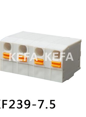 科发电子工厂直销 弹簧式PCB端子 KF239-7.5 7.62