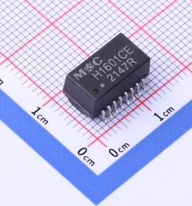 H1601CE 网口变压器 H1601CE  封装：SMD  包装：编带 600个/圆盘
