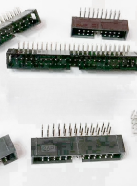 DENK 简易牛角座 DC3-30PL 弯脚 90度 间距2.54MM 焊板式 接插件