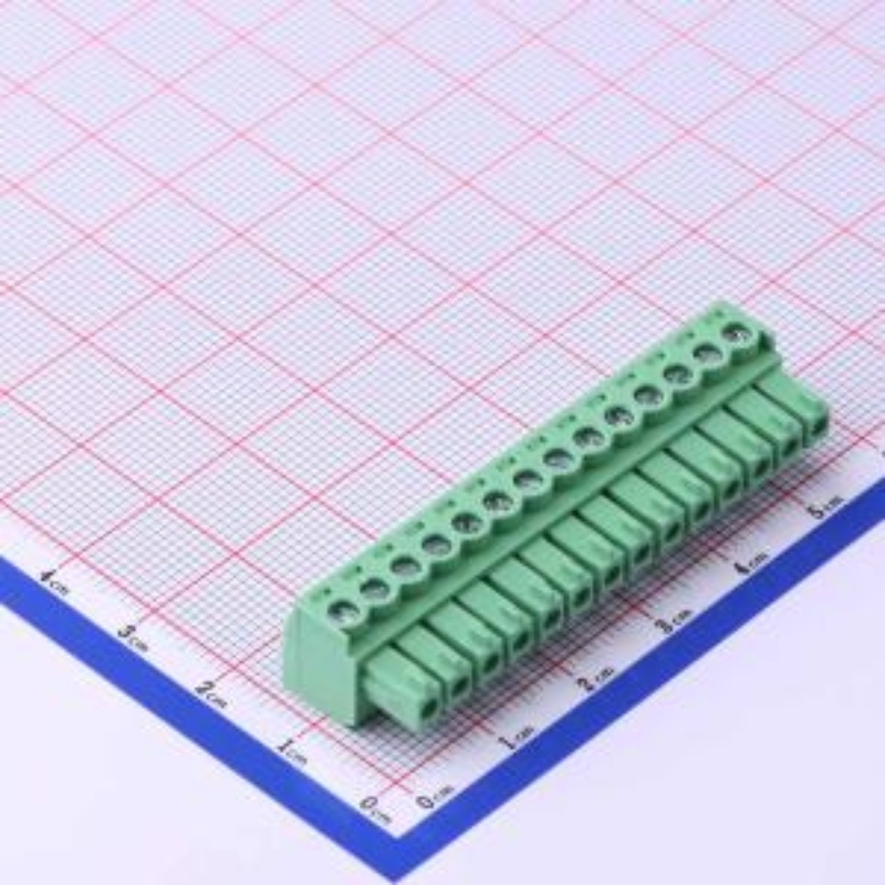 WJ15EDGK-3.81-14P 插拔式接线端子3.81mm 1x14P 排数1 每排P数14