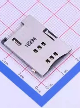 自弹式 MiniSIM卡座SIM卡连接器 475532001封装SMD最大高度1.8mm