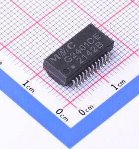 G2401CE 网口变压器 G2401CE 封装：SMD-24P,15.1x7.1mm 包装编带