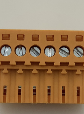 2EDGKJ-3.5橘黄色替代魏德米勒BL3.50/180接线插头PCB接线端子