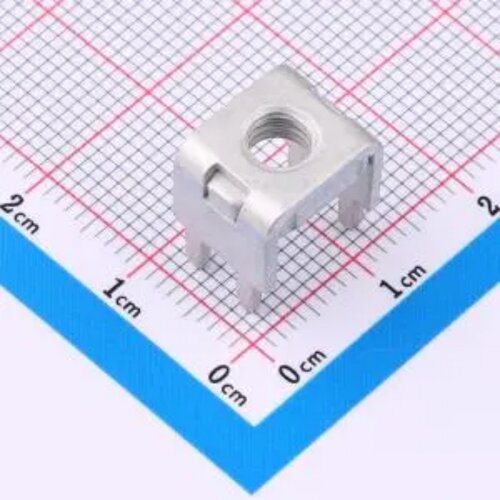 PCB焊接端子插板铆垫片M5螺孔焊脚4 电流70A 尺寸11.5x9.2x12.5mm