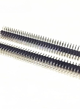 排针1*60P 2*60P 90度弯脚单排针1X60P 2*60P弯针 间距2.54MM