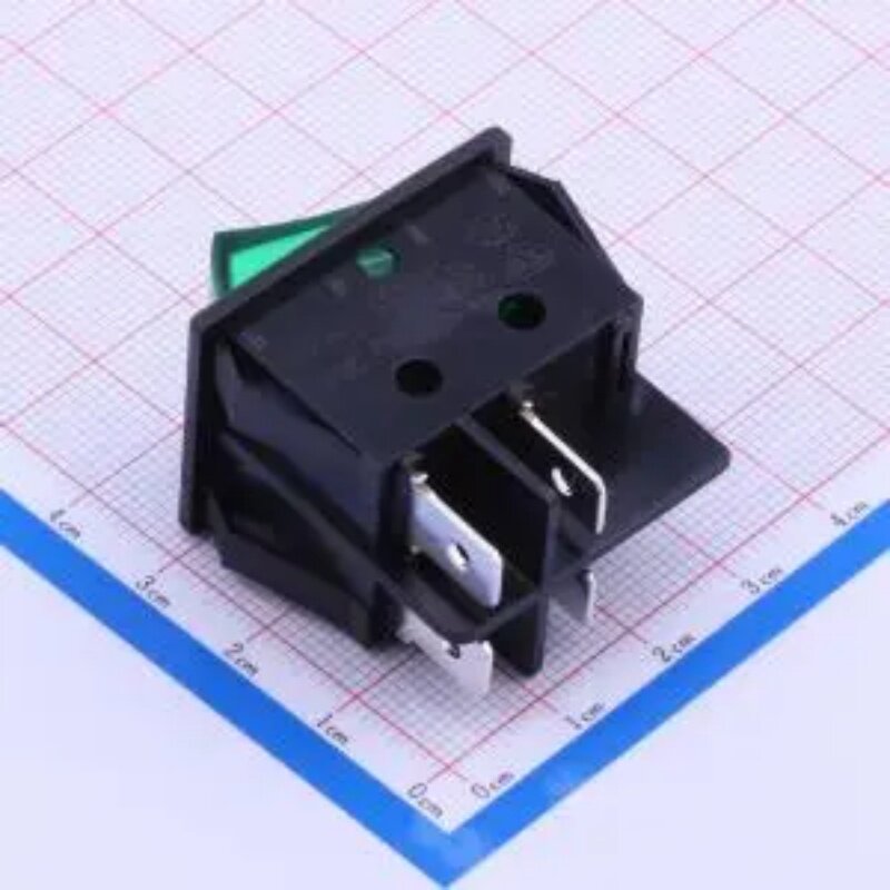 R210-C5L-BG  船型开关  R210-C5L-BG  开关  32*25 氖灯绿柄开关
