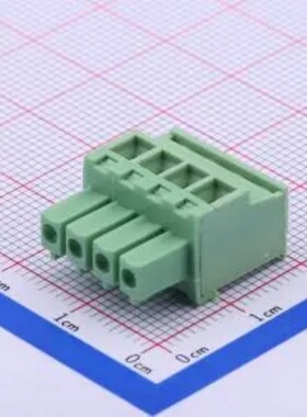 WJ15EDGKB-3.81-4P 插拔接线端子3.81mm 绿色1x4P 排数:1每排P数4