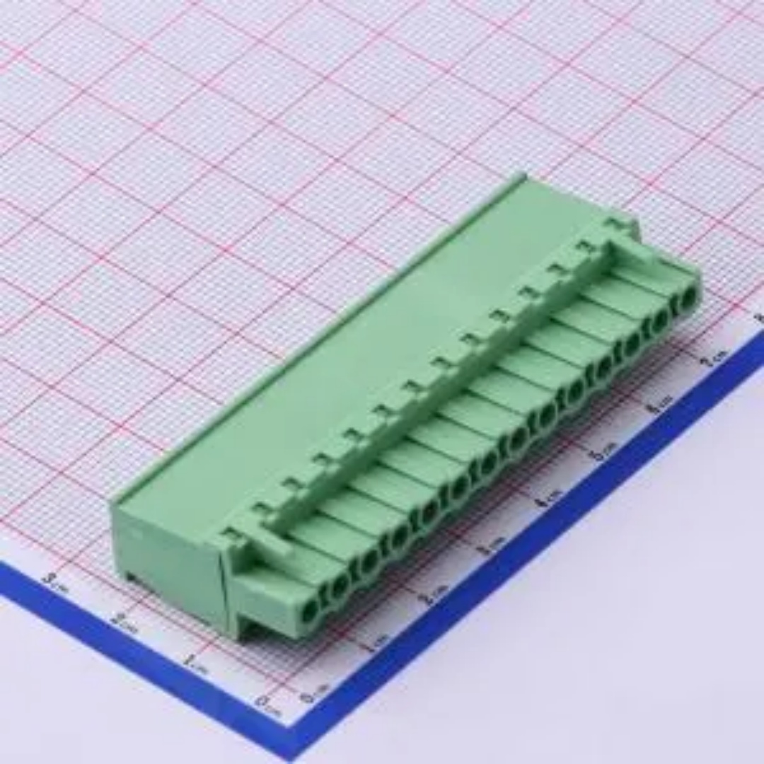 WJ2EDGKB-5.08-14P 插拔式5.08mm接线端子 1x14P 排数1 每排P数14