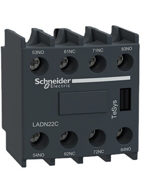 施耐德接触器LA1辅助触头LA-DN22C LADN11C 20C接触点31C 40C