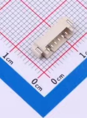 1x6P 间距1.25mm 卧贴系列GH 米色线对板针座 HCZZ0001-6 封装SMD