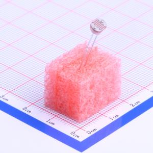 GL5537-1光敏电阻亮电阻:20kΩ~30kΩ暗电阻:2MΩ 封装插件,P=3mm